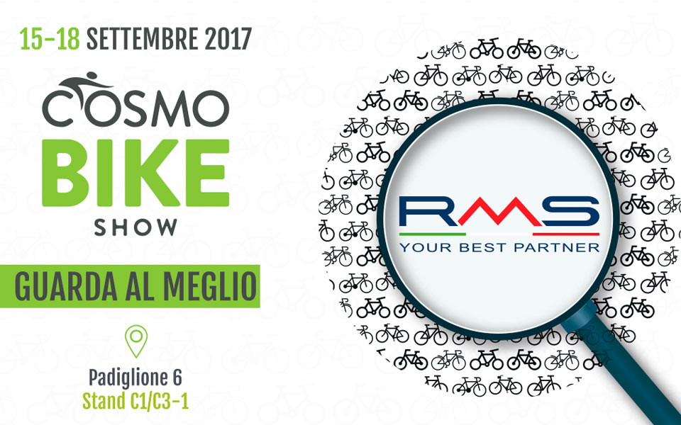 CosmoBike Show Verona 2017: ecco 10 buoni motivi per visitare lo stand RMS!