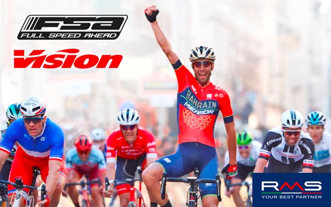 FSA e Vision anche nel 2018 al fianco di Nibali e dei più grandi campioni di ciclismo