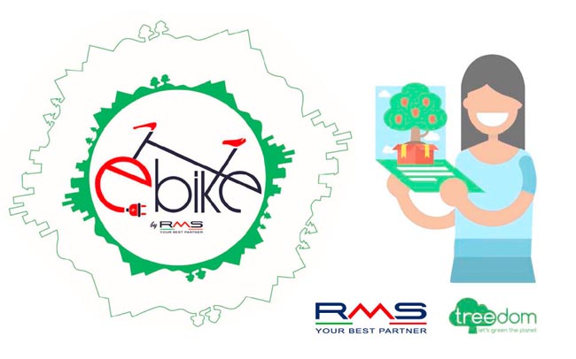 Con RMS e-bike è due volte green: un albero adotta