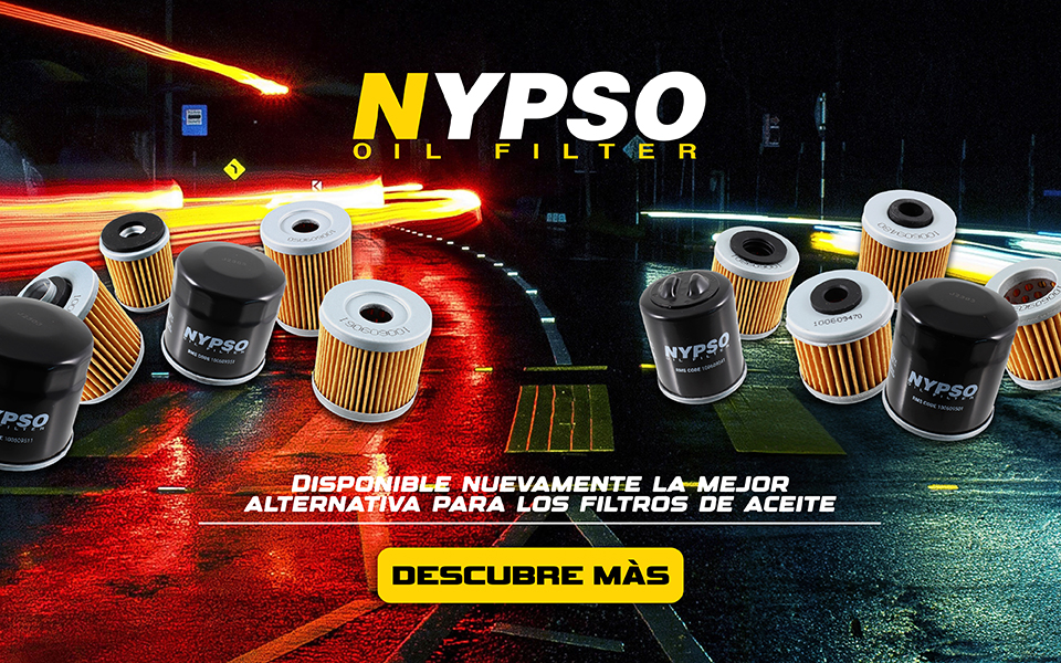 La gama de filtros de aceite Nypso vuelve a estar 